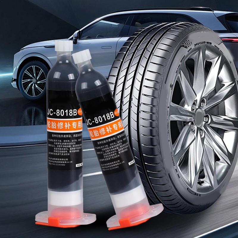 Tire Cement Glue 50ml Tire Glue Waterproof Rubber Cement For Tire Repair Tyre Sealant Restoration For Truck Automotive Motorbike
