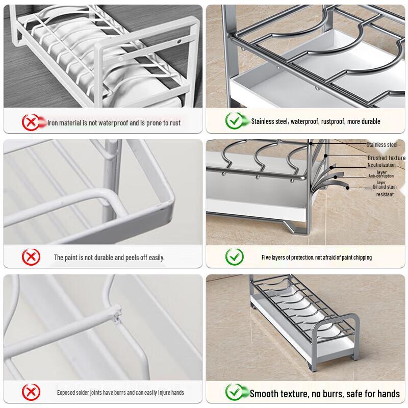 Stainless Steel Kitchen Dish Drying Rack