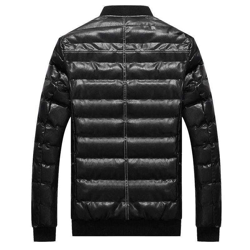 Mens Stand Collar Warm Thick Snow Winter Coat Jacket Puffer Bomber For Cold Days
