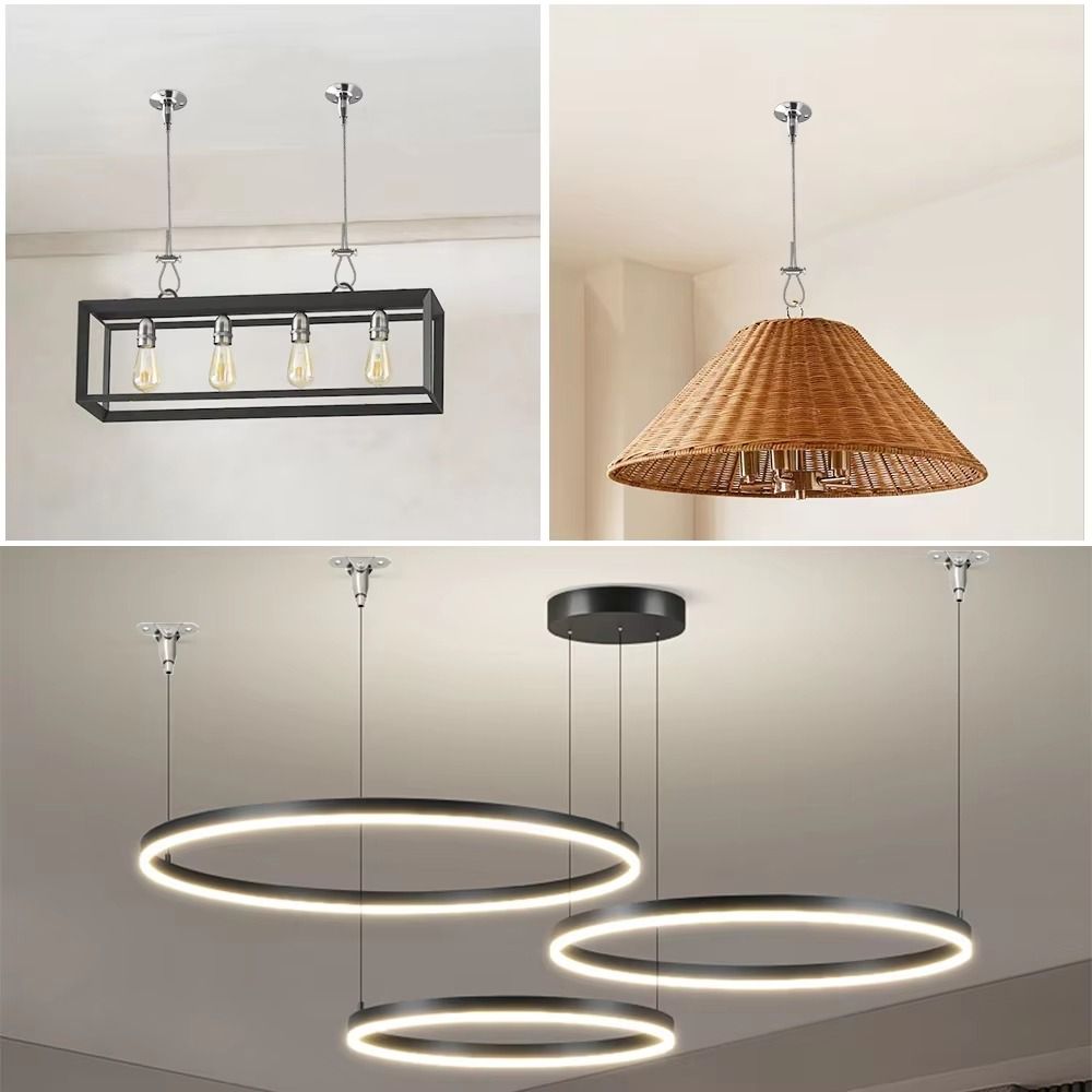 0.5/1/2/3m Ceiling Suspension Rope Adjustable Hanging Cable Wire Advertising Board