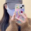 Japan Cute Magic Wand 3d Love Heart Diamond Laser Case For Iphone 14 13 12 11 Pro Max X Xr 7 8 Plus Shockproof Soft Cover Funda