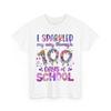 I Sparkled My Way Through 100 Days Of School Brighter Funny T-Shirt