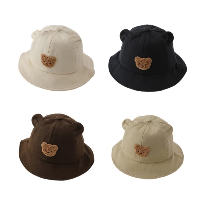 Baby Fisherman Hat Newborns Bucket Hat Sun Protective Newborns Hat Cotton Blend Newborns Hat for Spring & Summer Outings