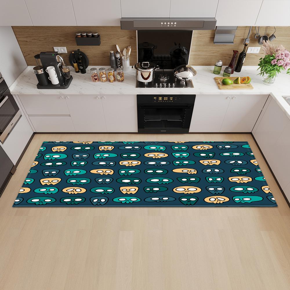 Kitchen mat entrance door mat bedroom long carpet home bathroom non-slip floor living room carpet