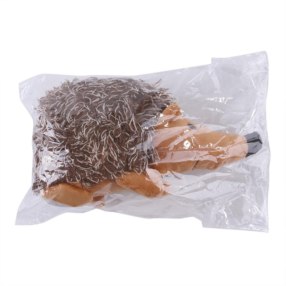 Giocattolo Peluche Riccio per Cane con Suono Morso Durevole Dente Interattivo Accessorio per Animali Domestici per Cucciolo