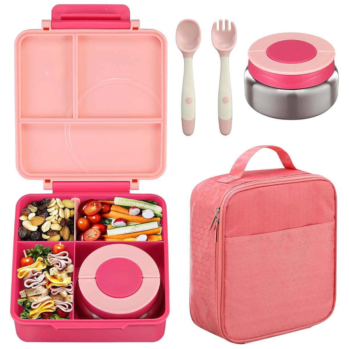Bento kastīte, termiskais pārtikas konteiners, bērnu