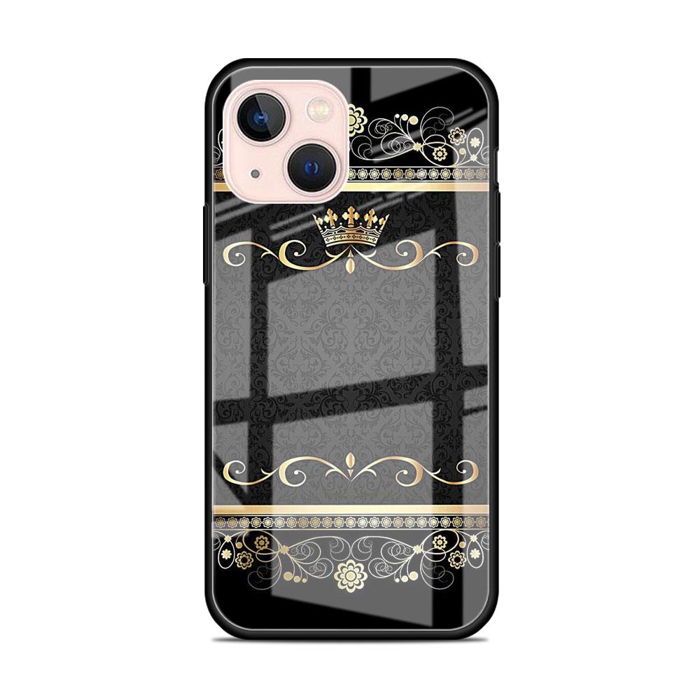 Glass Case For Apple iPhone 14 13 11 12 Pro 7 XR X XS Max 8 6 6s Plus SE 2022 13Pro Tempered Phone Tampa Cute Mom Queen Princess
