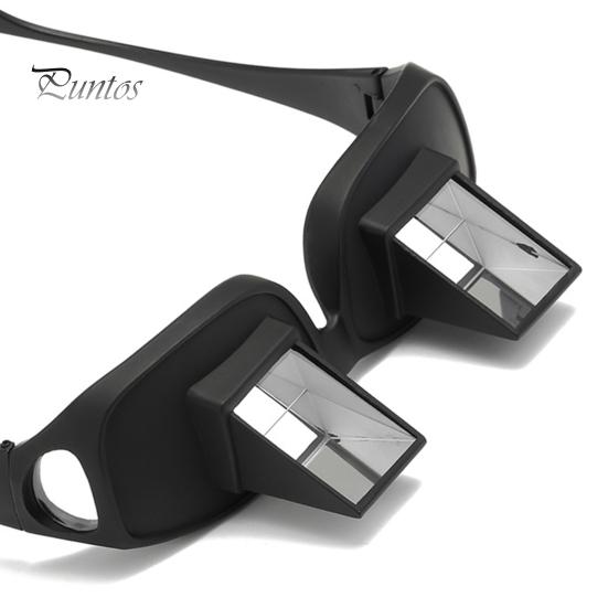 Gafas para leer tumbado, ver la televisión, para descansar en la cama, con prisma, horizontales, que reducen la presión en el rostro y giran la vista 90 grados