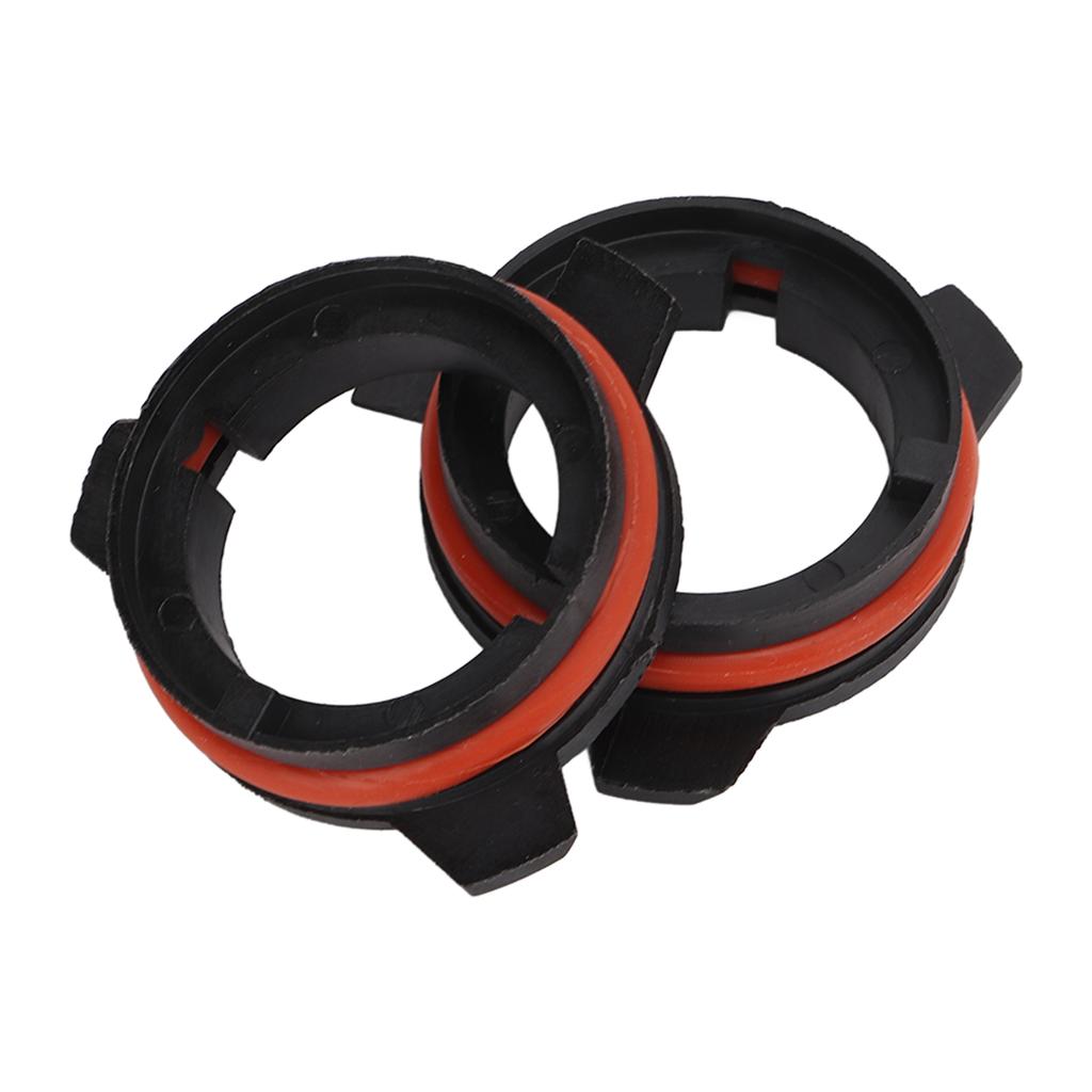 2Pcs Headlight Bulb Base Strong Practicability Good Airtightness Corrosion Resistant Headlight Base Adapter for Home