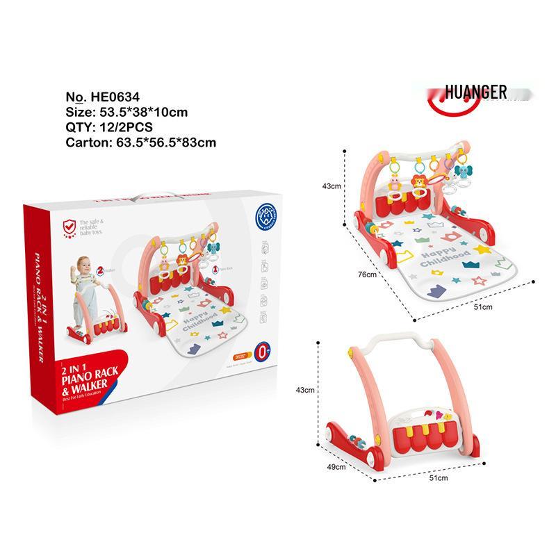 Infant & Toddler Kick and Play Piano Gym 4-in-1 Toy