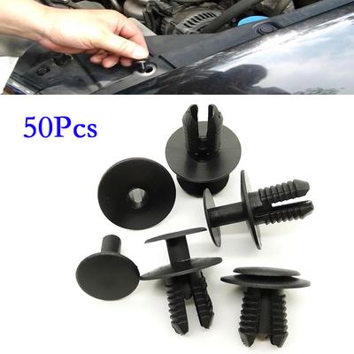 50 x 9 mm plastové nitové spony pre auto Najnovšie pre Mercedes-Benz-BMW