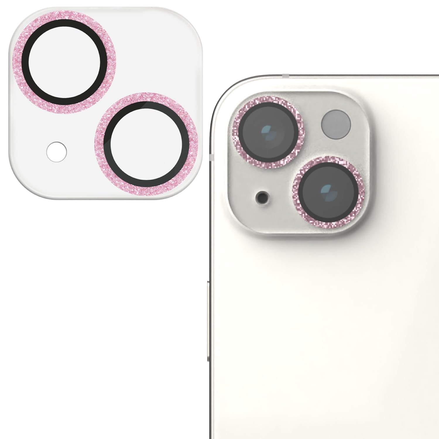 

ELECOM iPhone 14 Plus Camera Lens Glass Cute Glitter 10H Pink 14/iPhone Cover, &me, Finish, Hardness, Anti-Fingerprint, Gold, PM-A22BFLLP5PGG