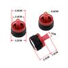 Car AC Knob for Peugeot 206 207 2006-2011 for Citroen C2 2007-2011 3Pcs Air Conditioning Heat Control Switch Button Knob
