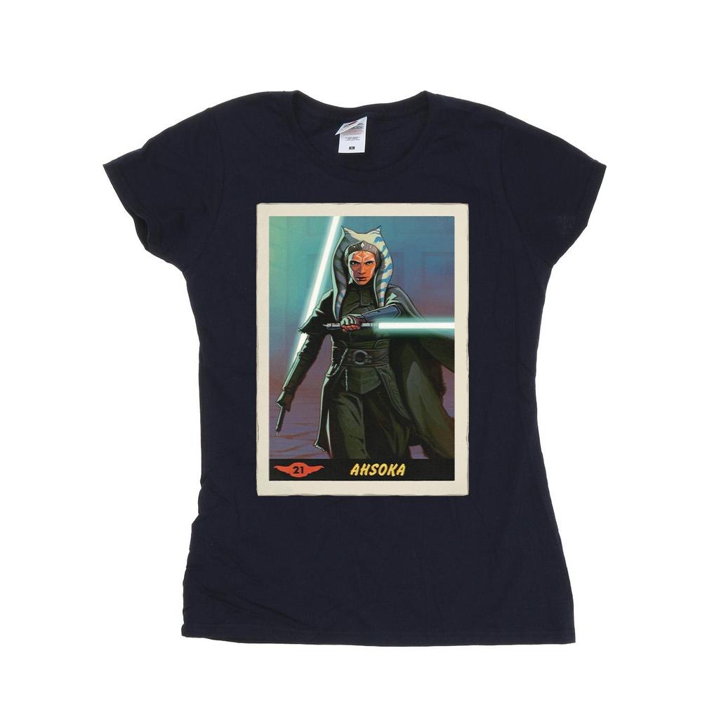 Star Wars Womens/Ladies The Mandalorian Ahsoka Cotton T-Shirt