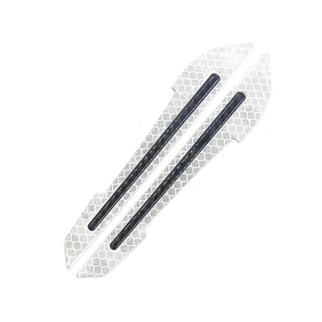 2PCS Car Reflective Sticker Car-styling Rearview Mirror Sticker Safety Warning Reflective Sticker
