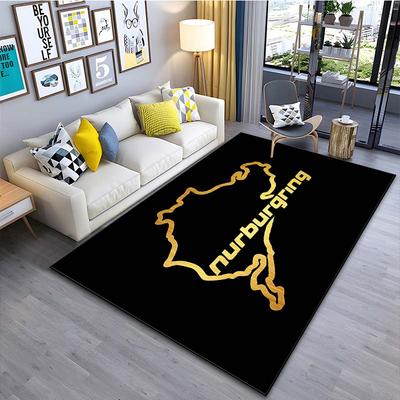 1 Stück Nürburgring F1 Internationale Rennstrecke Teppich für Wohnzimmer Schlafzimmer Nachttisch Badezimmer Fußmatte Heimteppich Teppiche Raumdekoration