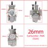 Carburetor Motorcycle Flat Slide PWK KR150 Racing 21mm 24mm 26mm 28mm 30mm 32mm 34mm For Yamaha 100cc 125cc 250cc