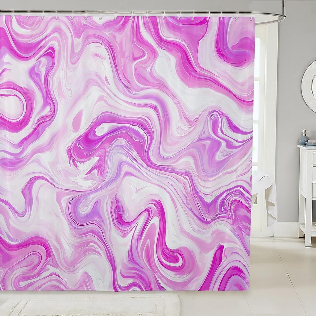 Einhorn Duschvorhang Fantasy Einhorn Thema Badezimmer Duschvorhang Sets Mädchen Mond Galaxie Sternenhimmel Stoff Duschvorhang