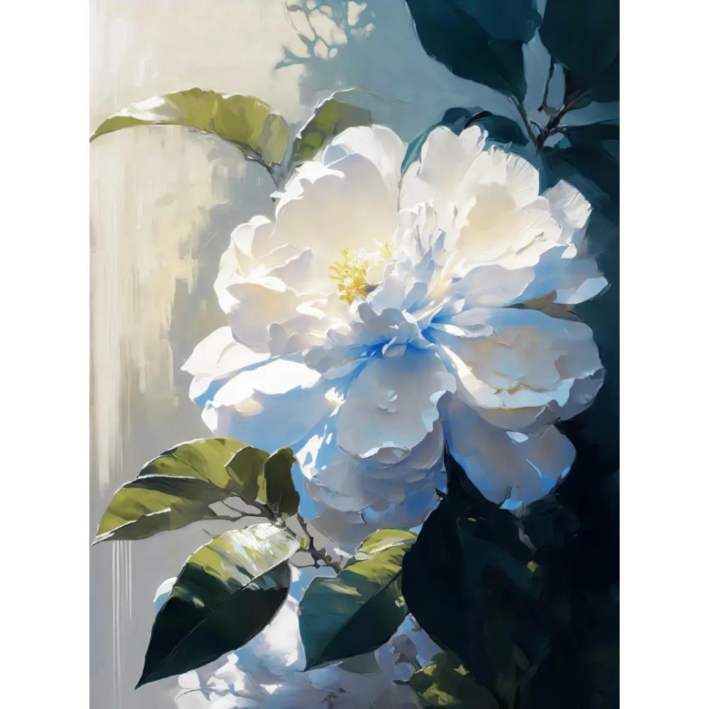 Big Flower Oil Paintings Print On Canvas Living Room Wall Art Decor Prints Modern Design Floral Posters Artwork
