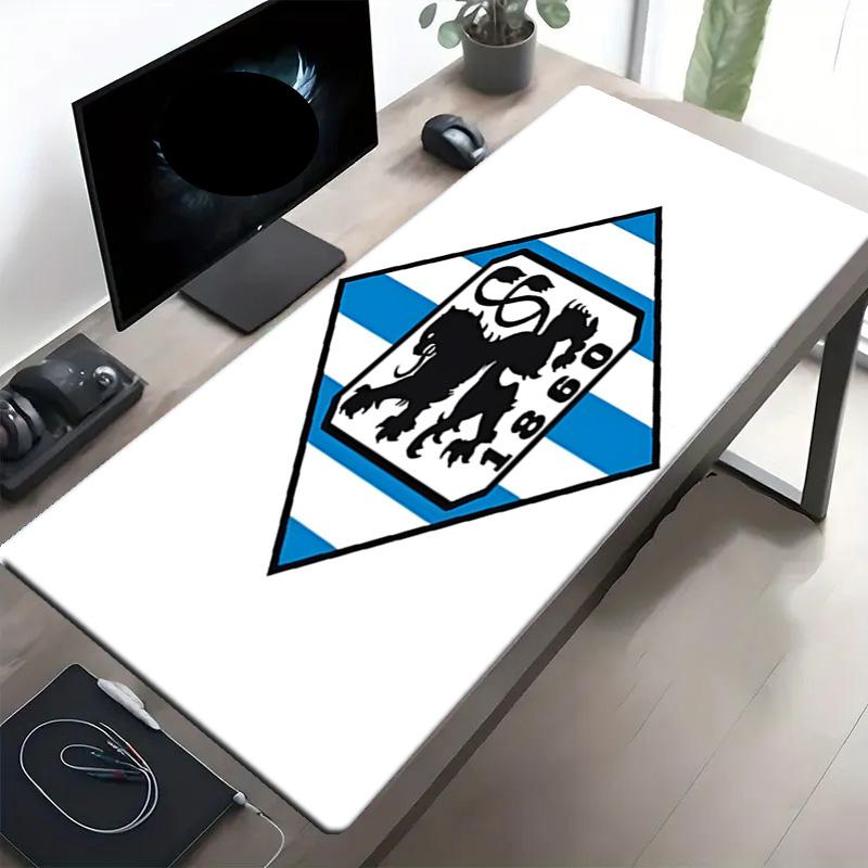 Tappetino per Mouse Stampa Football Club 1860 Monaco, Tappetino Antiscivolo per Tastiera Desktop, per PC Laptop Gaming Lavoro Uso Quotidiano, Fantastico Regalo Sorpresa per Festival