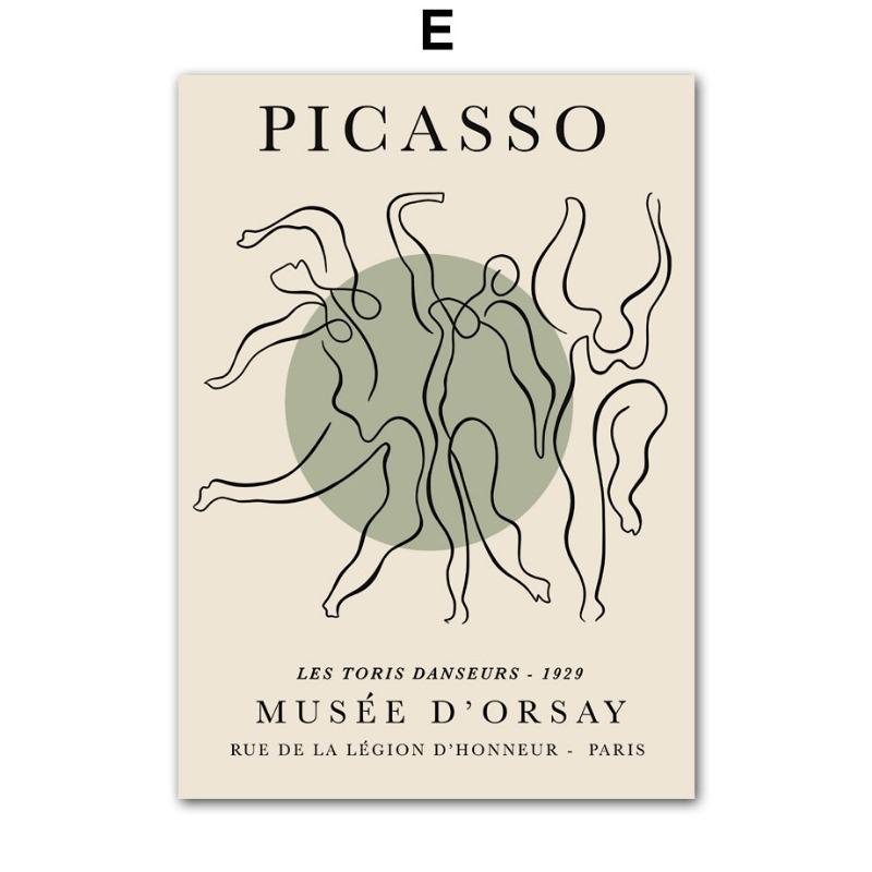 Matisse Blumenmarkt Picasso Abstrakte Poster und Drucke Wandkunst Leinwandmalerei Hotelgalerie Bilder für Wohnzimmerdekor