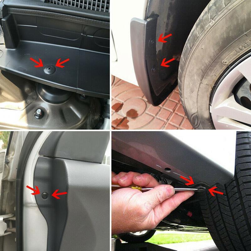 190Pcs/set Push Type Car Door Panel Trim Mud Flaps Clips Rivets Retainers Fasteners Universal