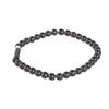 phiten RAKUWA Bracelet EXTREME Crystal Touch Black/Silver, 16cm Inner Circumference [Made with Phiten's Advanced Metax Technology]