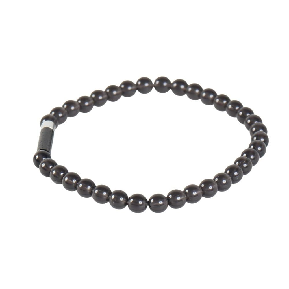 phiten RAKUWA Bracelet EXTREME Crystal Touch Black/Silver, 16cm Inner Circumference [Made with Phiten's Advanced Metax Technology]