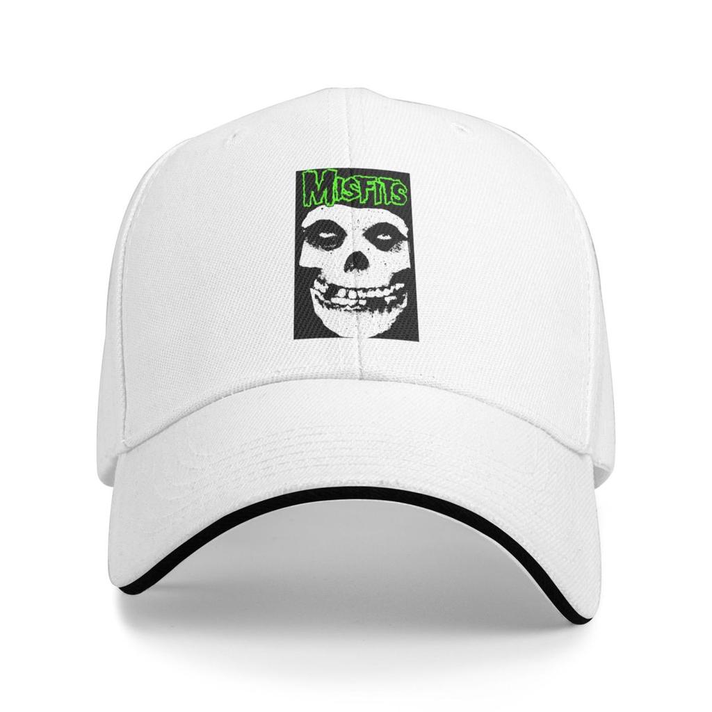 Unisex Baseball Hats Misfits Rock Band Skull Horror Outdoor Streetwear Summer Sports Baseball Caps Hip Hop Cap Casquette Hats