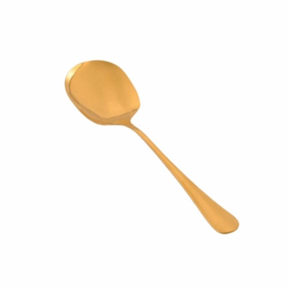 Stainless Steel Serving Shovel Round/Square Head Thicken Buffet Spatula Sturdy Rust Prevention Meal Spoon Restaurant