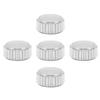 Watch Crown Quartz Mechanical Steel Watch Crown Set Watch Repairing Tool Accessory (5 Pieces)6mm Flat Hole