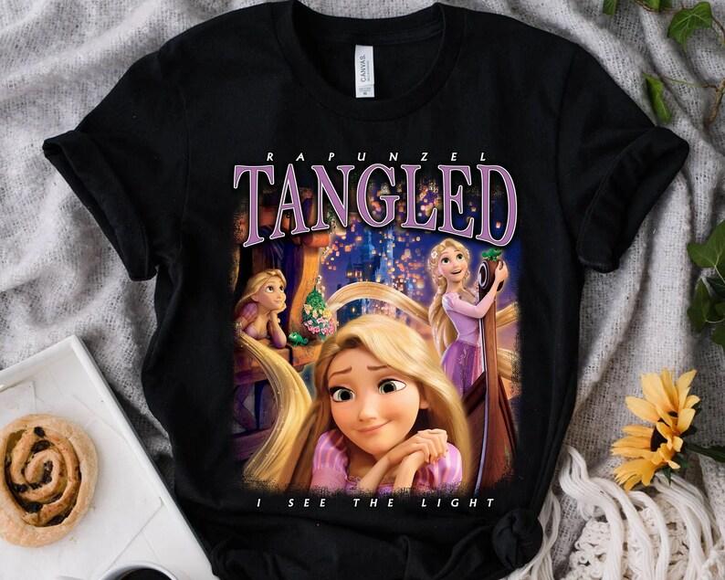 Disney Tangled Rapunzel Portrait Poster T-Shirt Unisex T-shirt Birthday Shirt Gift For Men Women Kid Hoodie Sweatshirt Toddler Shirt 140