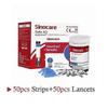 50 pcs Blood Glucose Test Strips & 50 pcs Lancets for Safe AQ Smart and Safe AQ Voice