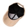 Solid Color Thickened Lamb Wool Baseball Cap Outdoor Cold-resistant, Warm and Windproof Korean Version of Men's and Women's Versatile Cap