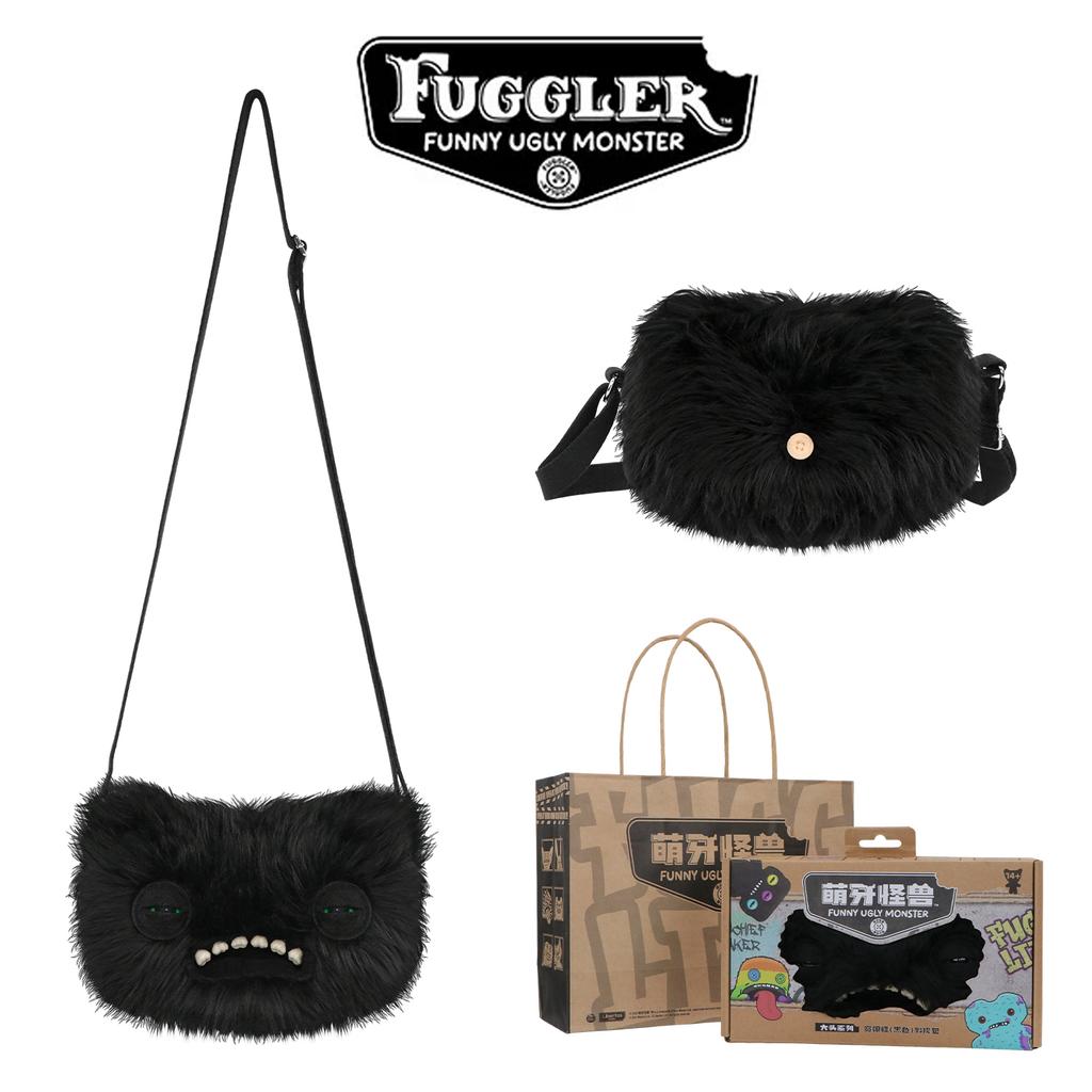 22cm Ugly Cute Monster Plush Crossbody Bag Cartoon Animal Doll Backpack Kids Lovely Toy Wallet