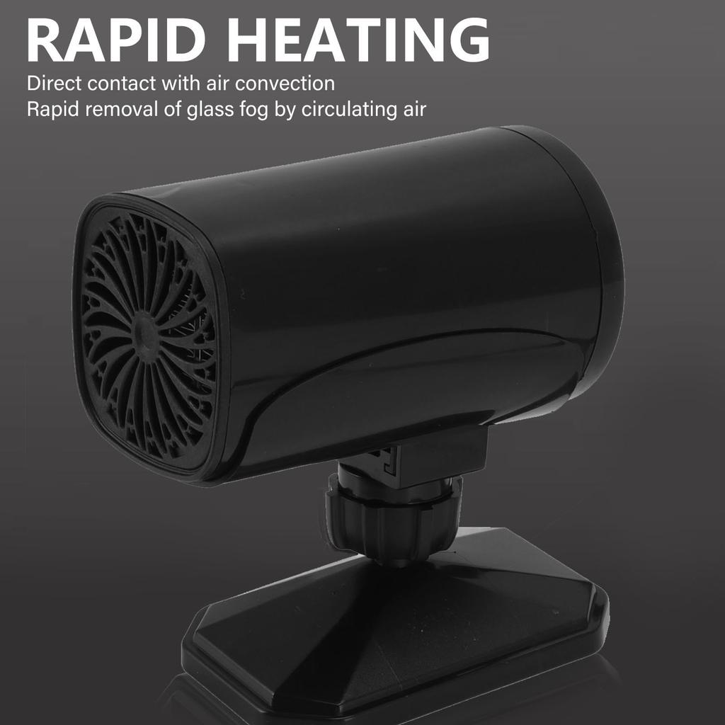 150W Car Heater 2 Modes Warming Cooling 360 Degree Rotation Portable Car Defroster Defogger 12V
