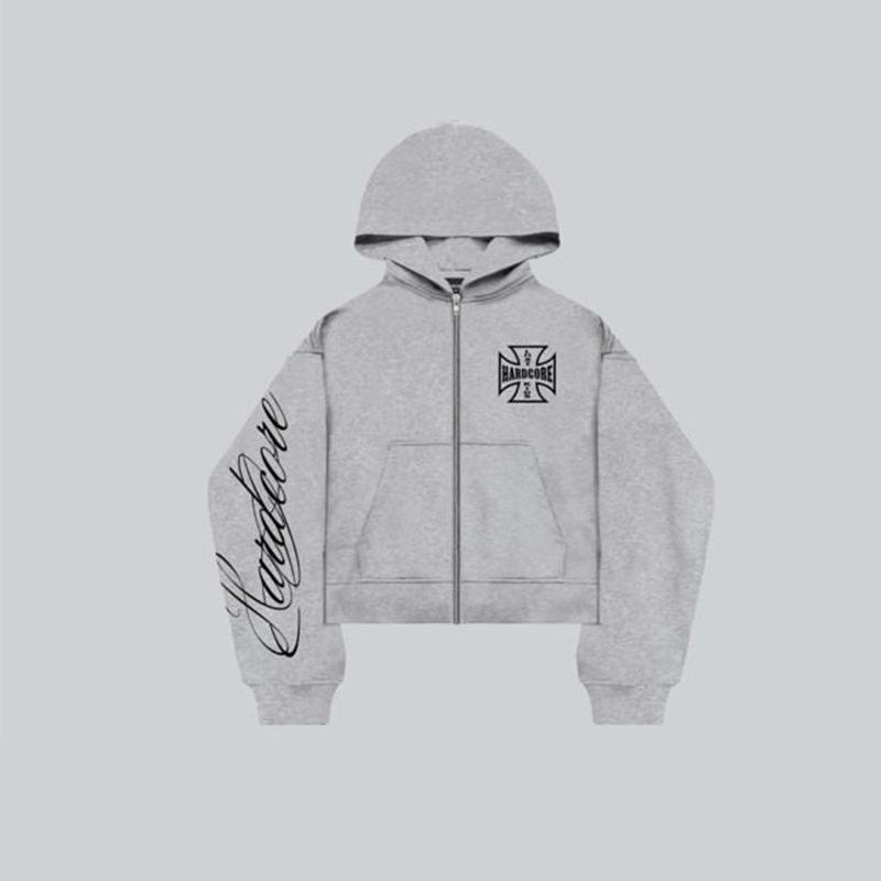 European and American Autumn/Winter Casual Personalized Pattern Printed Loose Fashion Hoodie