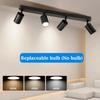 JOYINLED LED GU10 Deckenstrahler für Wohnzimmer Verstellbarer Kronleuchter Küchen-Schienenspot Esszimmer Deckenleuchte