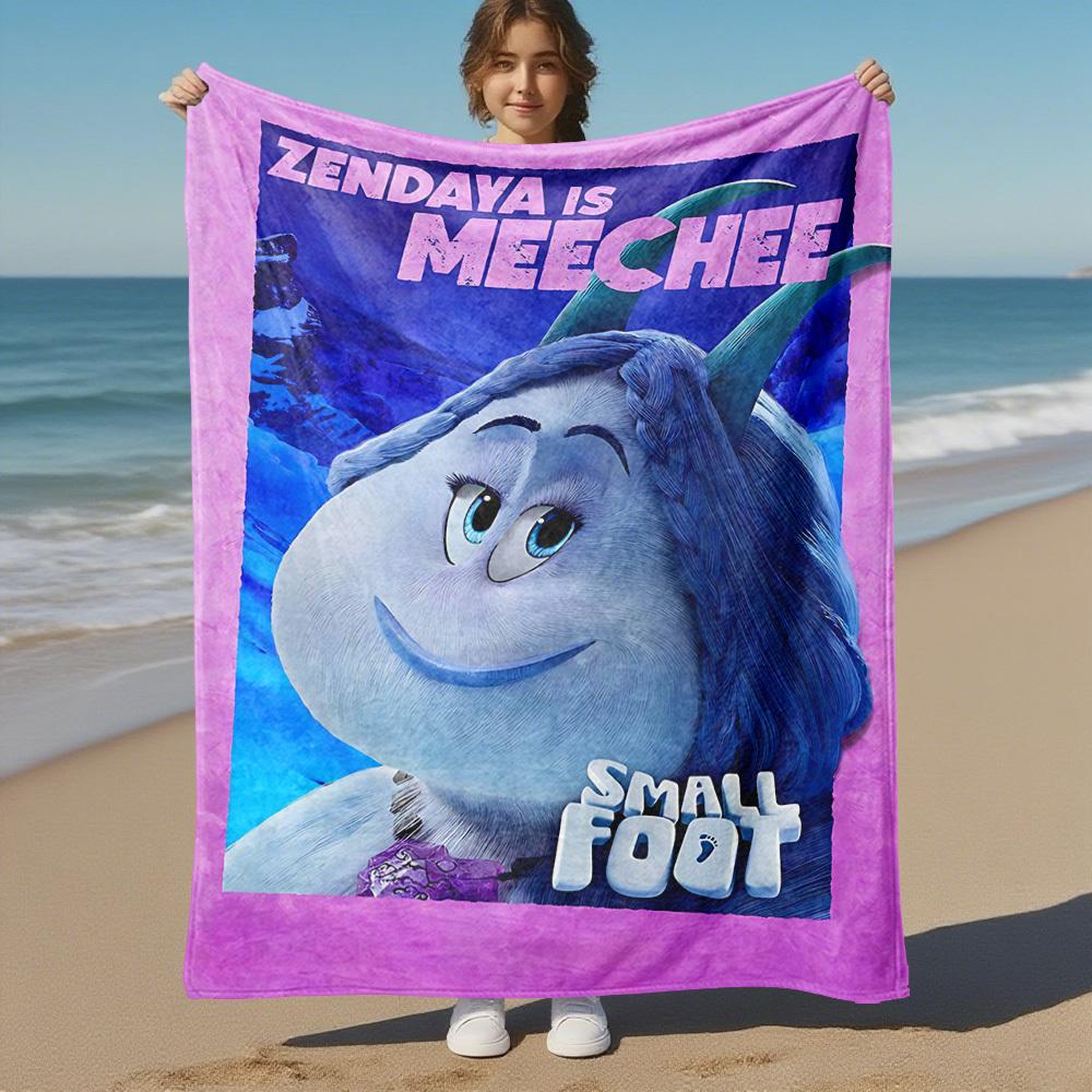 1PC Zendaya Meechee Outdoor Flannel Blanket Soft Plush Decor for Picnics, camping,Bedroom, Playroom, Office1157A
