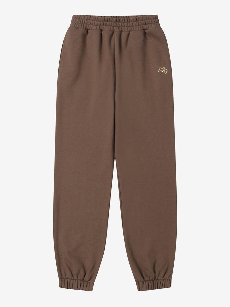 LUVM Logo Sweatpants_Brown