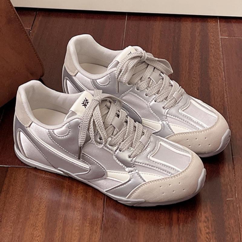 Fashion German Training Sports Shoes 2025 Spring Autumn New Style Lightweight Round Toe Women Flat Shoes Fashion Comfy Soft Sneakers