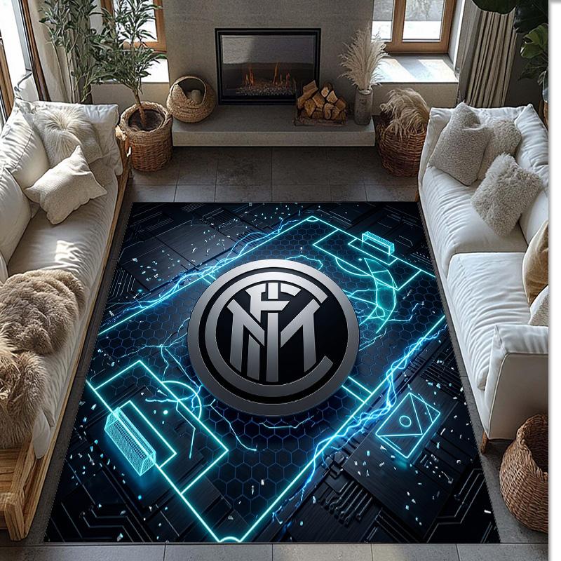Borussia Dortmund Printed Flannel Area Rug Non Slip Soft Polyester Floor Carpet Indoor Decor Mat for Bedroom Living Room Sofa