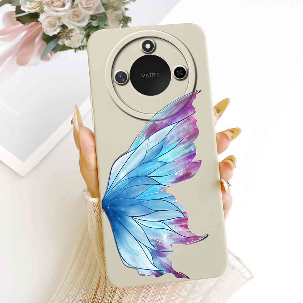 For Honor X60 5G BRC-AN00 Case 6.8" Stylish Dragon Painted Cover Soft Silicone Phone Case For Honor X 60 X60 HonorX60 Coque