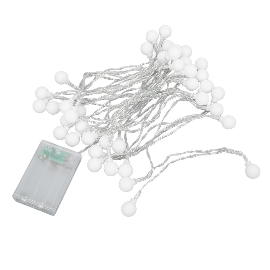 LED String Lights 20ft Waterproof Round String Lights Romantic Ambience Camping String Lights with Two Modes for