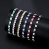 4mm Hip Hop Zircon Tennis Bracelet - High-End Light Luxury Design
