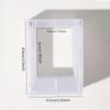 3-inch minimalist Polaroid photo frame with magnetic transparent acrylic photo card display, suitable for desktop display