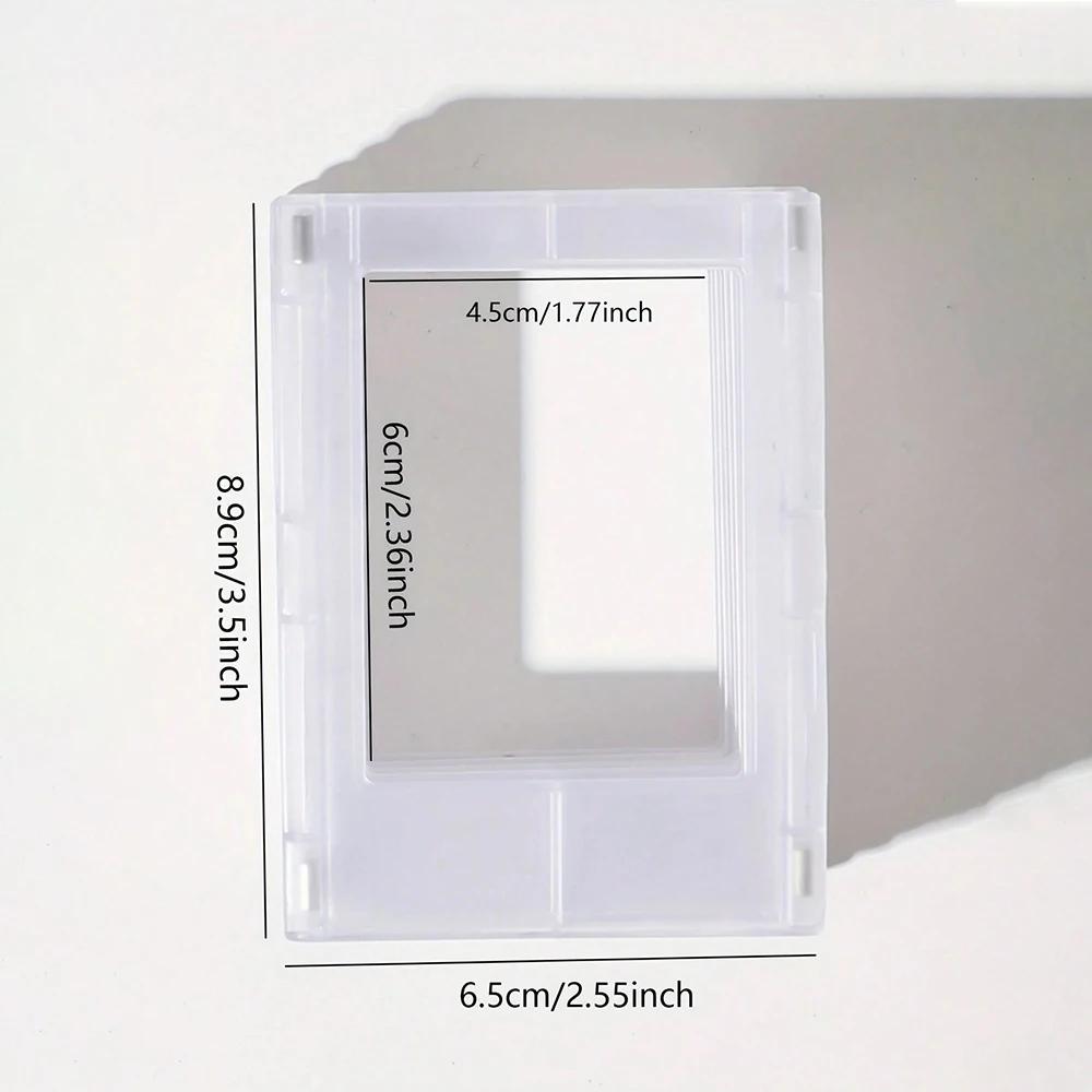 3-inch minimalist Polaroid photo frame with magnetic transparent acrylic photo card display, suitable for desktop display