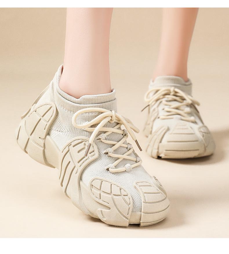 Women's Casual Autumn Sneakers - Trendy Cross-Border Running Shoes