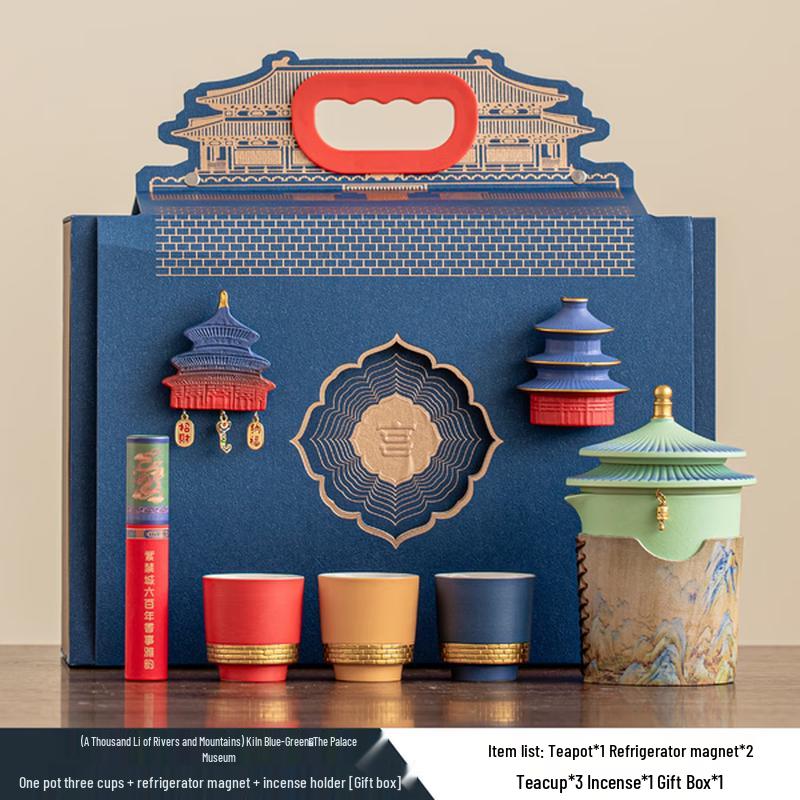 Forbidden City  A Thousand Li of Rivers and Mountains  Kung Fu Tea Set