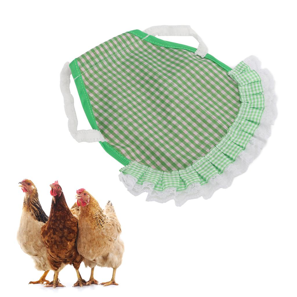Dvojitá zástěra pro slepice Opakovaně použitelná zástěra pro slepice Drůbež nebo s elastickými popruhy pro malé, střední a velké slepice